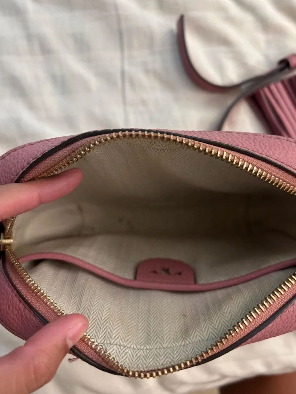 Tory Burch McGraw Camera Crossbody Pink Magnolia
